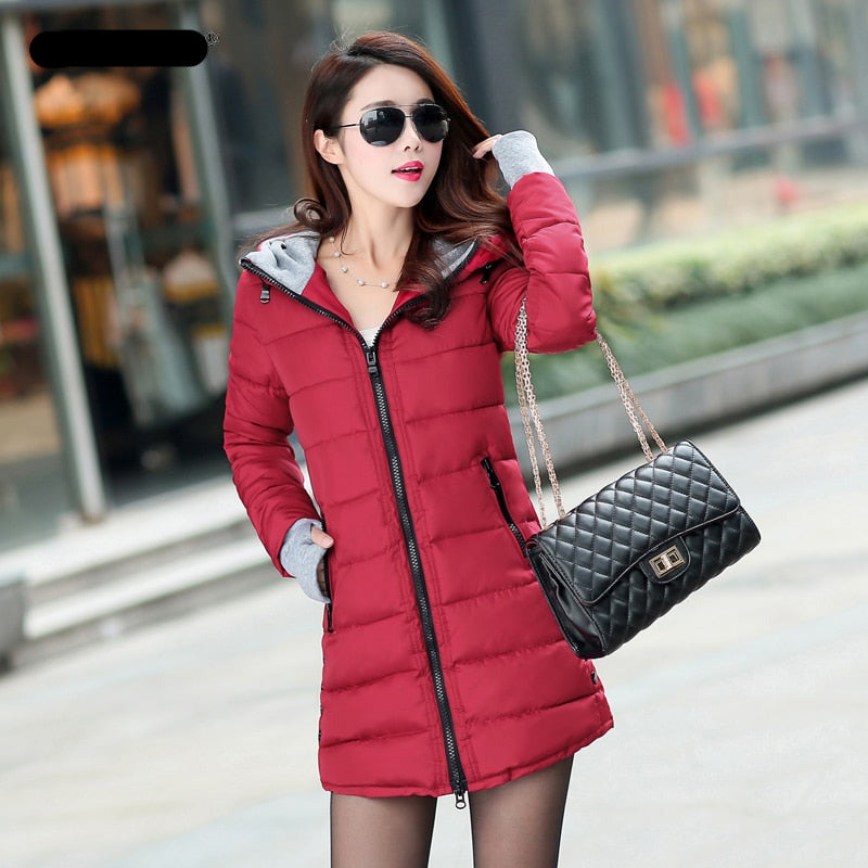 Winter Autumn Warm Puffer jacket Coat Lady Jacket