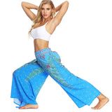 Wide Leg Pilate Vintage Trousers Palazzo Beach Pants