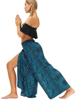 Slit Wide Leg Palazzo Casual Beach Vintage Pilate Pants