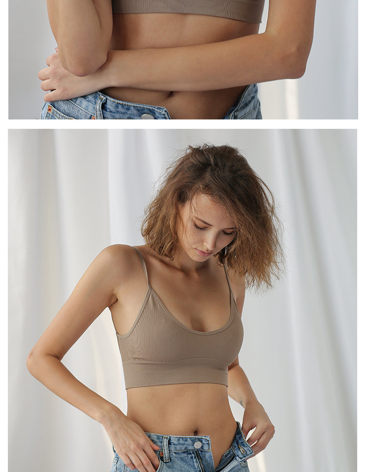 Sexy Low Back Backless Comfort Seamless Bra