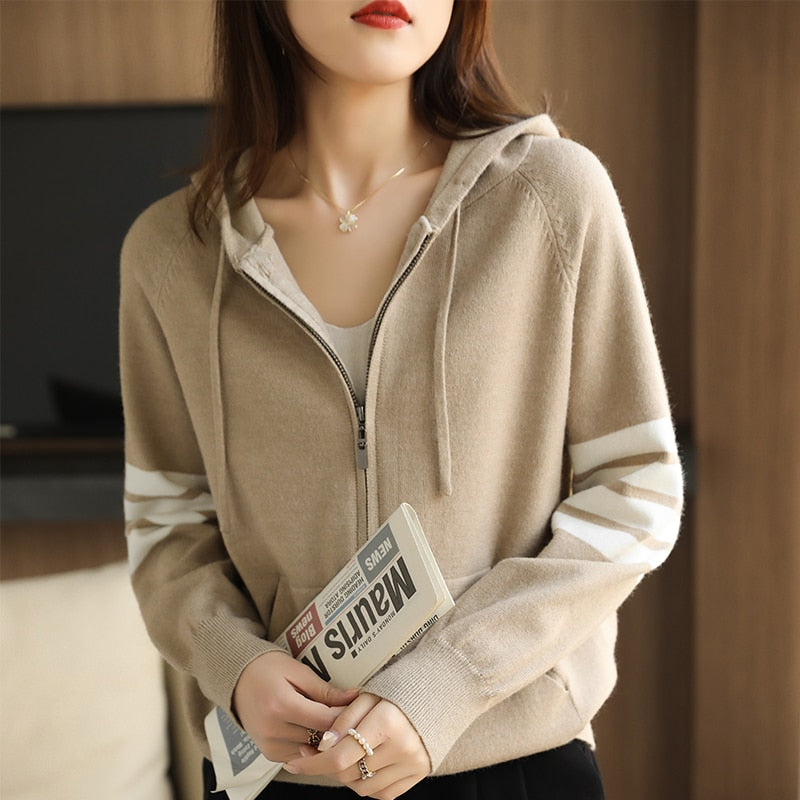 Women Cashmere Sweater Autumn Cardigan