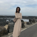 Winter Harajuku Sweater Maxi Dress