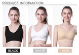 Cotton Breathable Wireless With Pads Seamless Bra