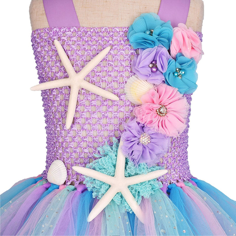 Pastel Mermaid Under the Sea Birthday Party Costume