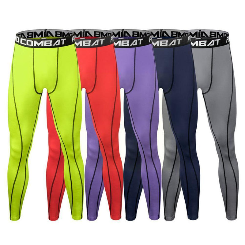 Men Compression Tight Leggings Running Sports Male Yoga Pants