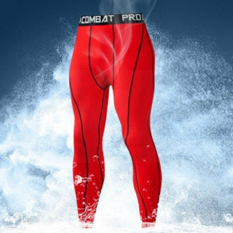 Men Compression Tight Leggings Running Sports Male Yoga Pants