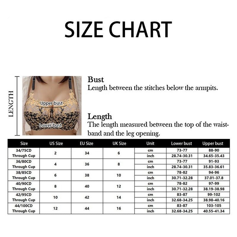 Ultra-thin Cup Mesh Lace Underwear Transparent Unlined Bra