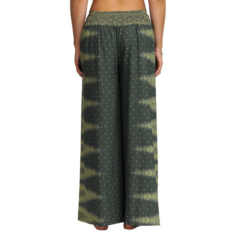 Women Palazzo Slit Wide Leg Beach Pants