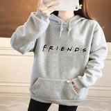 Harajuku Base Loose Large Pocket Long Sleeve Hoodie