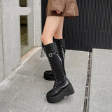 High Quality Women Long Boots Knee High Shoes Chunky