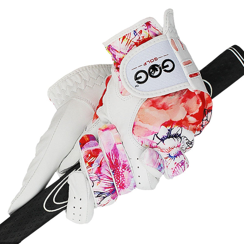 Golf Gloves Women Left and Right Hand Genuine Leather