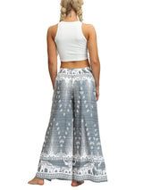 Slit Wide Leg Casual Beach Vintage Hippie Pants