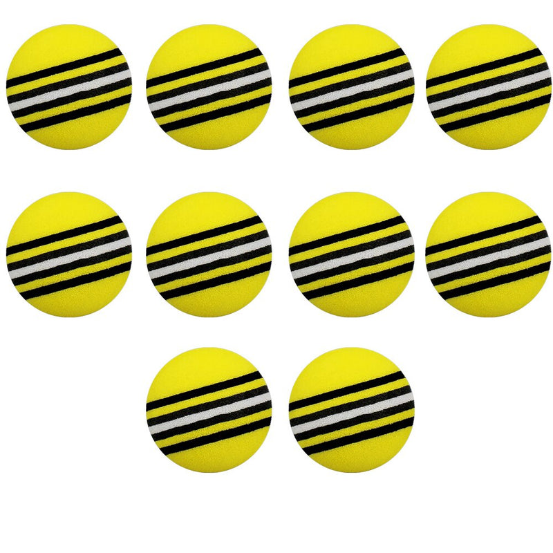 10pcs/bag EVA Foam Golf Balls  Indoor Practice Golf Soft Rainbow Ball