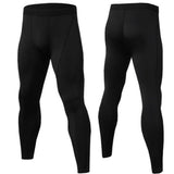 Men Compression Tight Leggings High Waist Lift Pants Fitness
