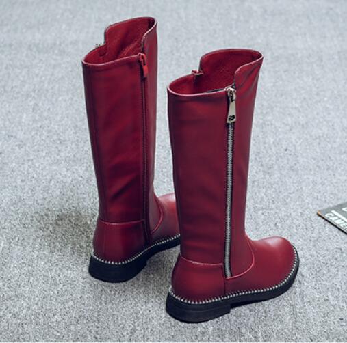 Casual Shoes Autumn Winter Children Fashion Calf Snow Boots