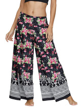 Loose Palazzo Wide Leg Split Casual Beach Pants