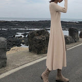 Winter Harajuku Sweater Maxi Dress