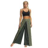 Women Palazzo Slit Wide Leg Beach Pants