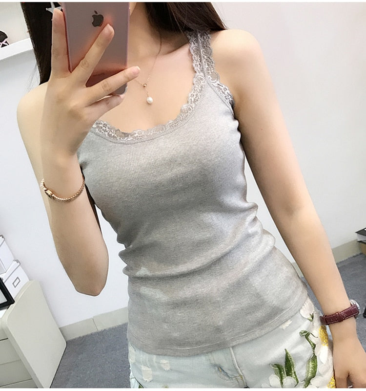 Summer New Women Sleeveless Tanks Top