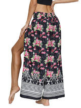 Loose Palazzo Wide Leg Split Casual Beach Pants