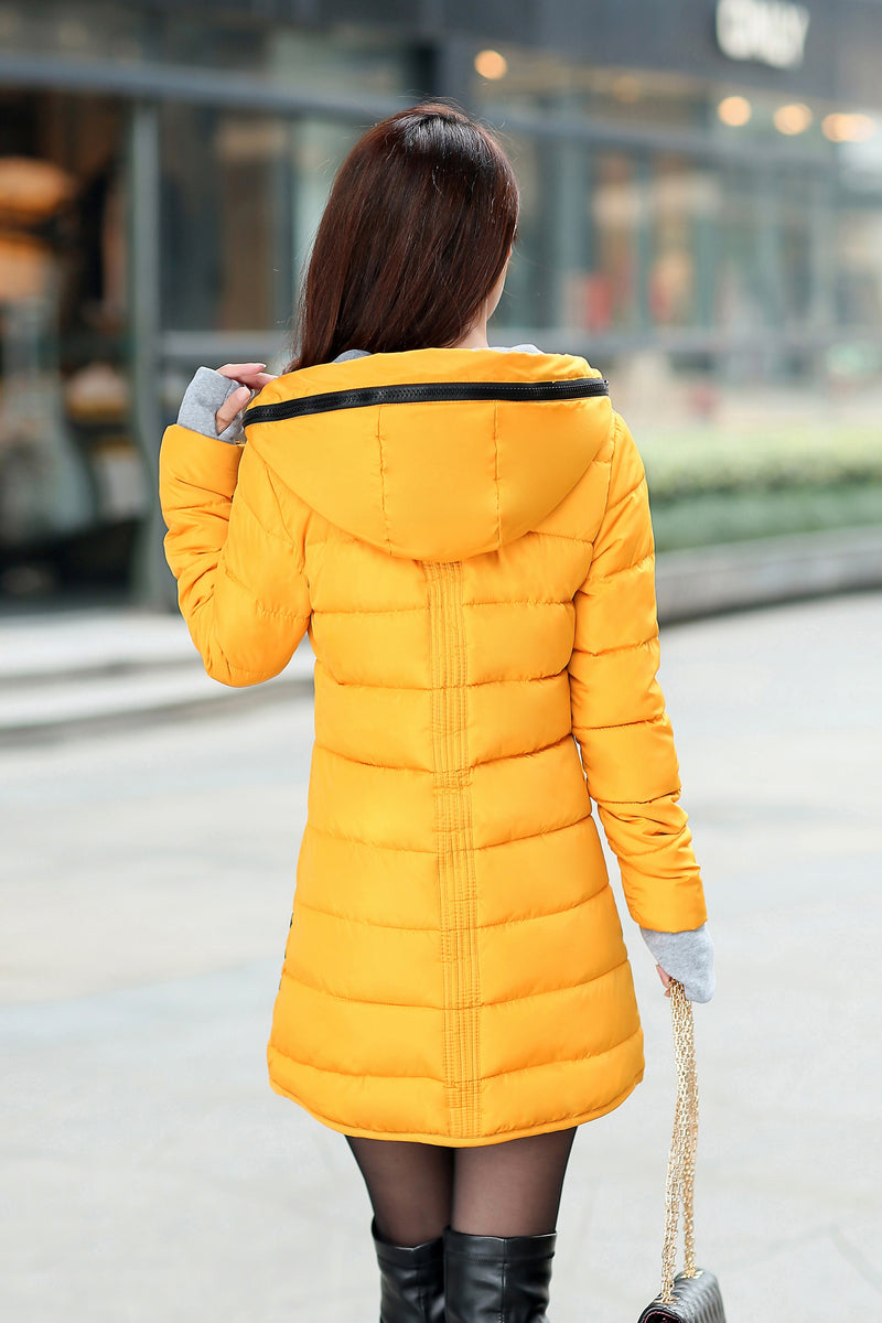 Winter Autumn Warm Puffer jacket Coat Lady Jacket