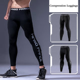 Mens Tight Gym Compression Pants Quick Dry Fit Sportswear
