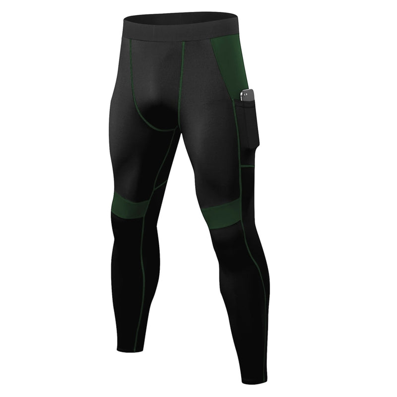 Brand Men's Tights Compression Pants Running Men Training