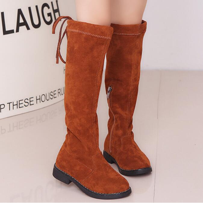 Kids Snow Boots Winter Fashion Boots Girls Princess Long Boots