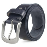 Vintage Cowhide  Alloy Pin Buckle Natural Leather, Non-layered, Jeans Belt                                     High  Quality