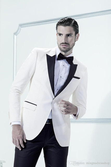 Classic Style Dark Blue James Bond  Tuxedo