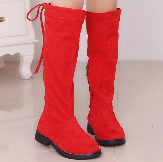 Kids Snow Boots Winter Fashion Boots Girls Princess Long Boots