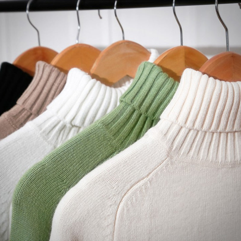 Cashmere Knitted Sweater Women Autumn Winter Korean
