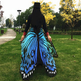 Fashion Butterfly Wing Beach Towel Cape Scarf Use for  Halloween shawl scarf dance accessory