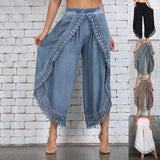Long Lace Beach Light Summer Pants
