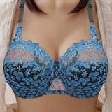 Ultra-thin Cup Mesh Lace Underwear Transparent Unlined Bra