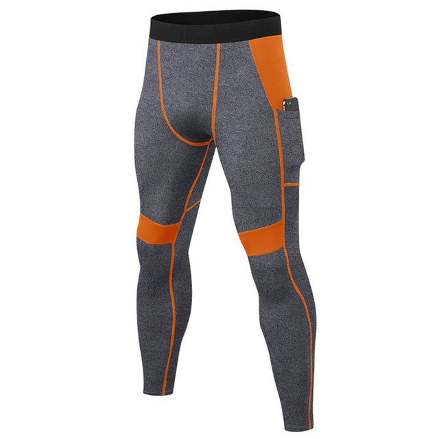 Brand Men's Tights Compression Pants Running Men Training