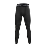 Men Compression Tight Leggings High Waist Lift Pants Fitness