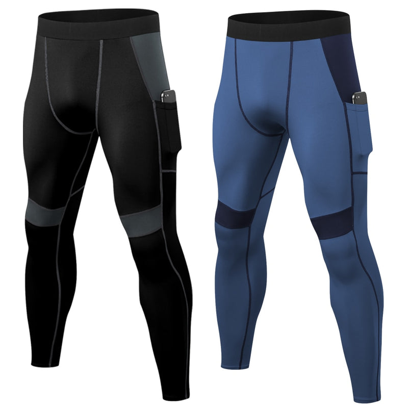 Brand Men's Tights Compression Pants Running Men Training