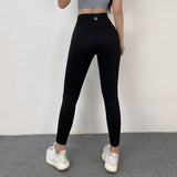 Stripe Seamless Sport Leggings Women High Waist Push Up Yoga Pants