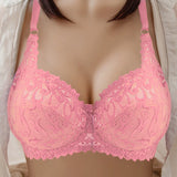 Ultra-thin Cup Mesh Lace Underwear Transparent Unlined Bra