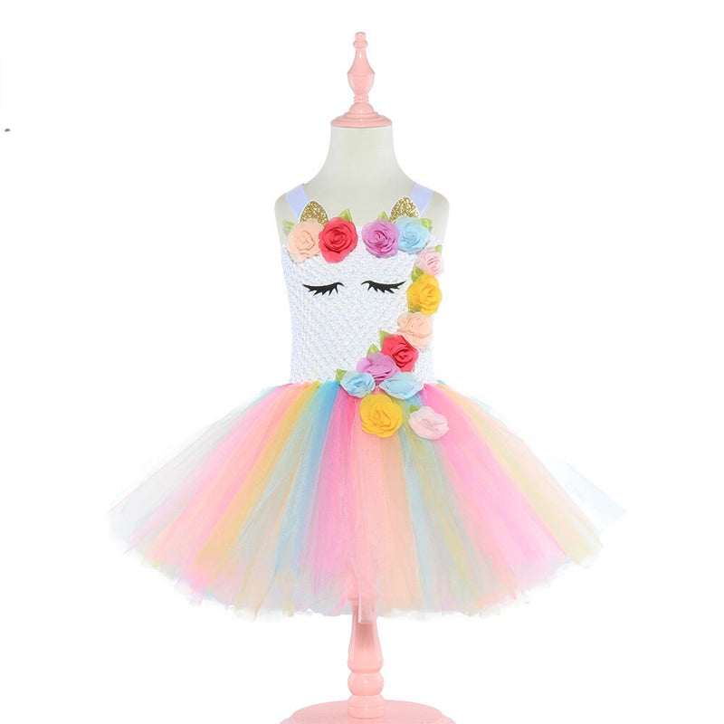 Teenager Girls Dance Dress Ball Gown 2-10 Year