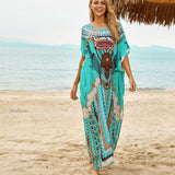 Kaftan Dress Plus Size Beach Party Casual Dress