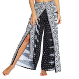 Wide Leg Pilate Vintage Trousers Palazzo Beach Pants