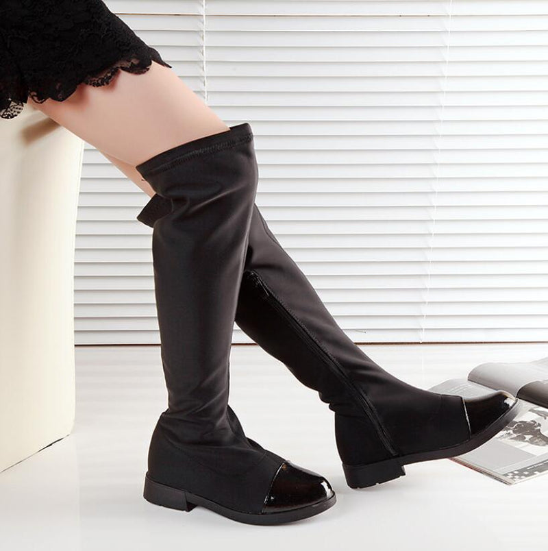 Snow Winter Female Fashion Boots Girls Princess Long Boots