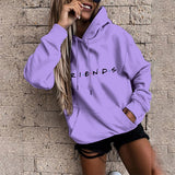 Harajuku Base Loose Large Pocket Long Sleeve Hoodie