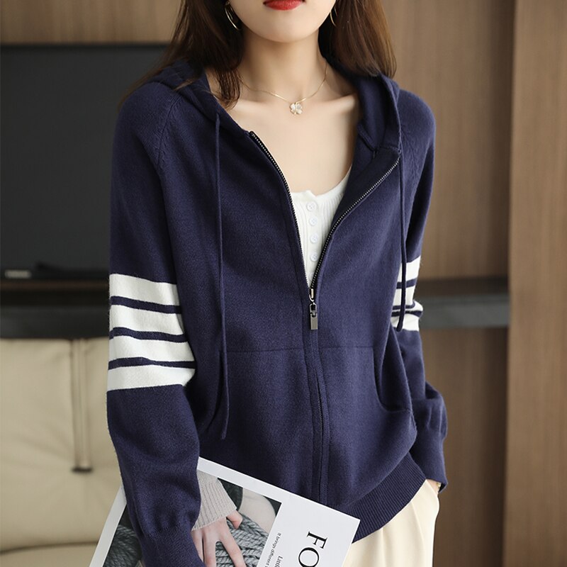 Women Cashmere Sweater Autumn Cardigan