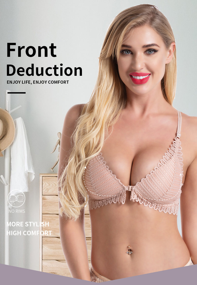 Sexy Bralette Strapless Lace Lingerie Brassiere Push Up Bra