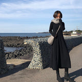Winter Harajuku Sweater Maxi Dress