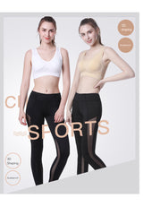 Cotton Breathable Wireless With Pads Seamless Bra