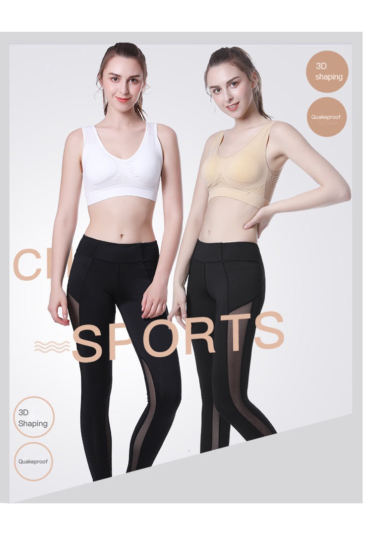 Cotton Breathable Wireless With Pads Seamless Bra